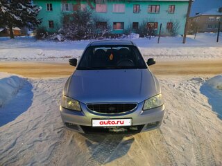 2008 Hyundai Accent ТагАЗ II, серебристый, 450000 рублей, вид 2