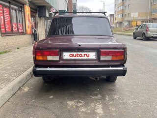 2008 Lada (ВАЗ) 2107, пурпурный, 160000 рублей, вид 2