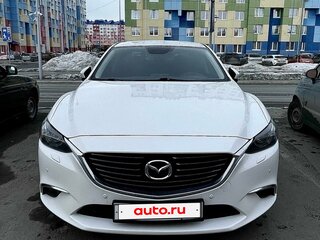 2016 Mazda 6 III (GJ) Рестайлинг, белый, 1850000 рублей, вид 4