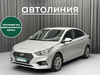 2019 Hyundai Solaris II, серебристый, 960000 рублей, вид 1