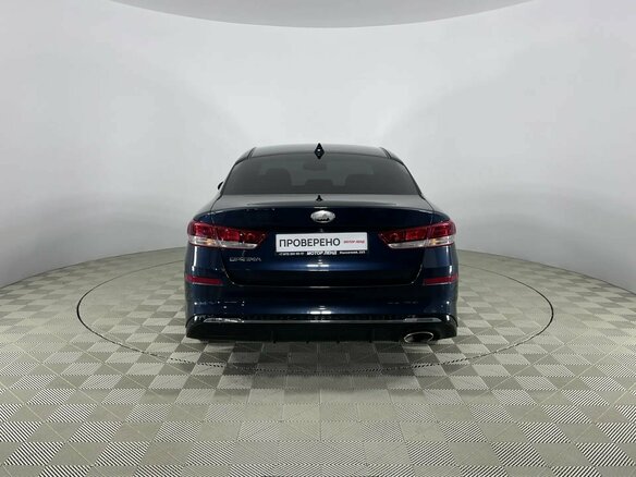 2018 Kia Optima IV Рестайлинг, синий, 1486000 рублей - вид 5