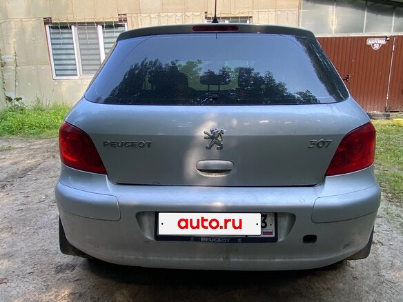 2005 Peugeot 307 I, серебристый, 380000 рублей - вид 3