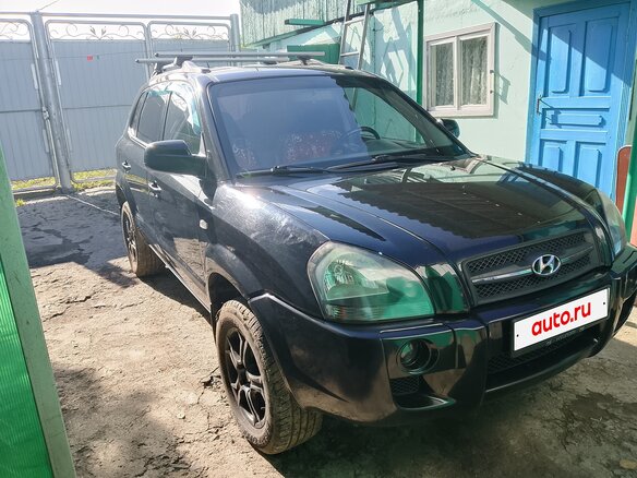 2008 Hyundai Tucson I, чёрный, 960000 рублей
