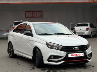 2019 Lada (ВАЗ) Vesta Sport I, белый, 1220000 рублей, вид 3