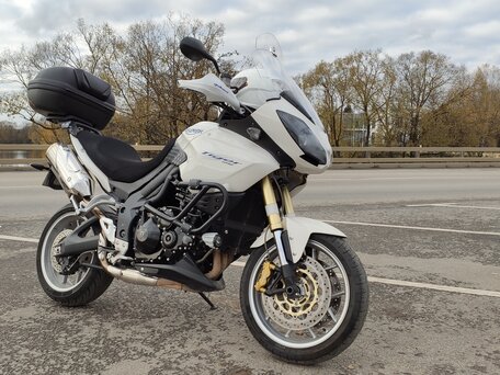 2007 Triumph Tiger 1050, белый, 540000 рублей, вид 3
