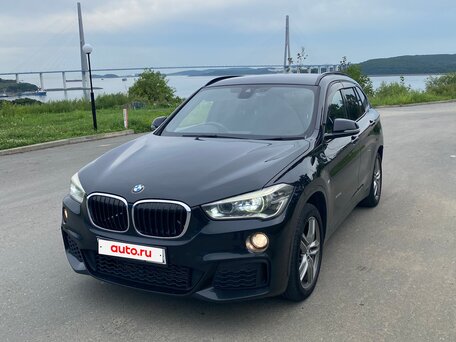 2017 BMW X1 18d xDrive II (F48), чёрный, 1650000 рублей, вид 1