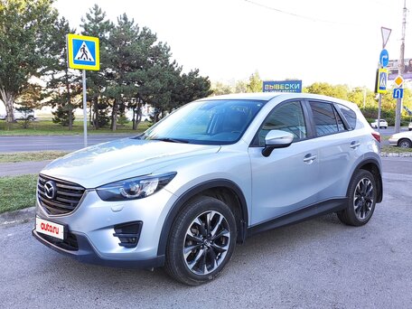 2015 Mazda CX-5 I Рестайлинг, серебристый, вид 1