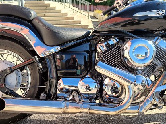 1999 Yamaha XVS400 Drag Star, чёрный, 330000 рублей - вид 20