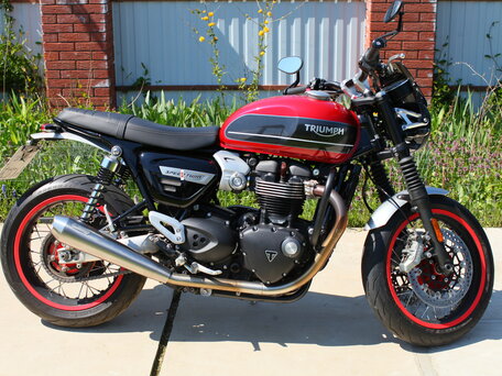 2019 Triumph Speed Twin, красный, 1130000 рублей, вид 4
