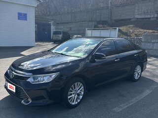 2014 Toyota Camry US Market VII (XV50) Рестайлинг, чёрный, 2250000 рублей, вид 2
