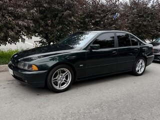 2001 BMW 5 серии 525i IV (E39) Рестайлинг, зелёный, 1000000 рублей, вид 4