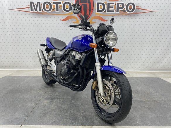 2007 Honda CB 400 Super Four, синий, 355000 рублей - вид 5