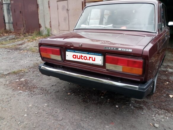 2011 Lada (ВАЗ) 2107, красный, 265000 рублей - вид 2