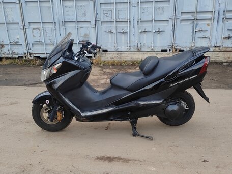 2007 Suzuki Burgman (SkyWave) 250, чёрный, 189000 рублей, вид 2