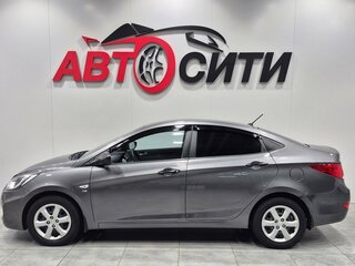 2013 Hyundai Solaris I, серый, 745000 рублей, вид 4