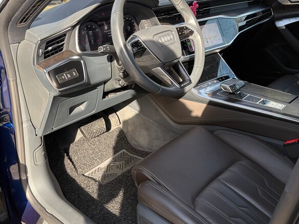 2020 Audi A7 55 TFSI II (4K), синий, 5550000 рублей - вид 6