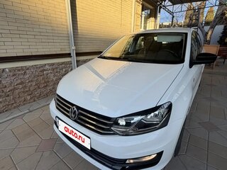 2019 Volkswagen Polo V Рестайлинг, белый, 1600000 рублей, вид 3