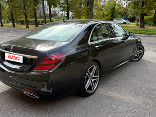 2019 Mercedes-Benz S-Класс 450 Long VI (W222, C217) Рестайлинг, чёрный, 5500000 рублей, вид 4