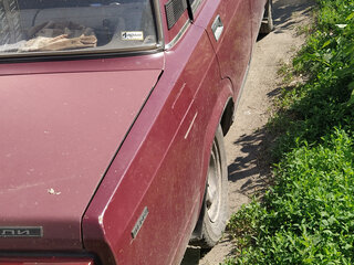 1996 Lada (ВАЗ) 2107, красный, 72000 рублей, вид 2