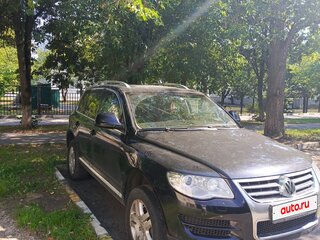 2007 Volkswagen Touareg I Рестайлинг, чёрный, 1200000 рублей, вид 4