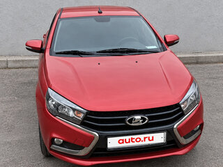 2017 Lada (ВАЗ) Vesta I, красный, 730000 рублей, вид 4