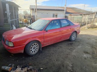 1992 Audi 80 V (B4), красный, 140000 рублей, вид 1