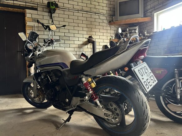 2002 Honda CB 400 Super Four, серебристый, 310000 рублей - вид 6