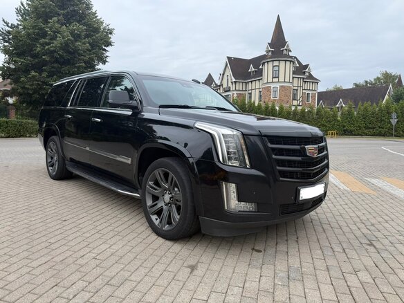 2015 Cadillac Escalade ESV IV, чёрный - вид 1