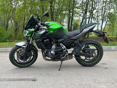 2019 Kawasaki Z 650, зелёный, 650000 рублей, вид 5