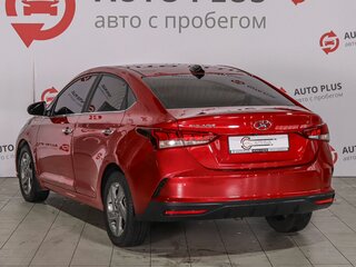 2020 Hyundai Solaris II Рестайлинг, красный, 1495000 рублей, вид 2