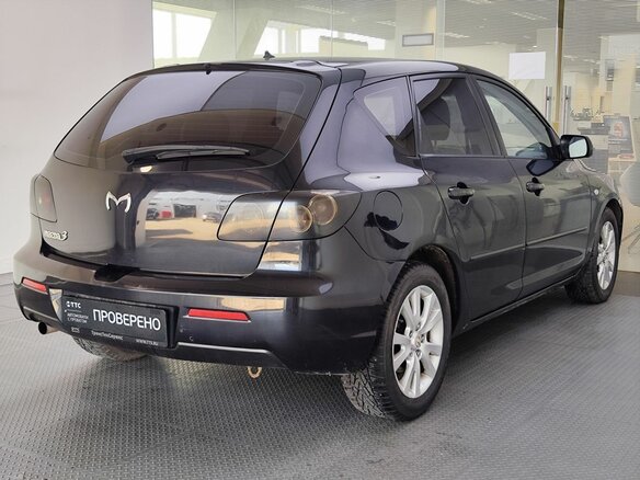 2007 Mazda 3 I (BK) Рестайлинг, чёрный, 480000 рублей - вид 4