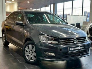 2018 Volkswagen Polo V Рестайлинг, серый, 505000 рублей, вид 3