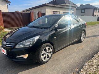2014 Hyundai Solaris I Рестайлинг, чёрный, 810000 рублей, вид 1