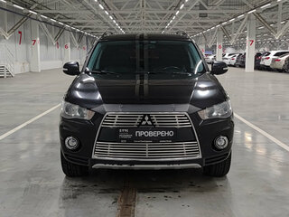 2012 Mitsubishi Outlander II Рестайлинг, чёрный, 1079000 рублей, вид 2