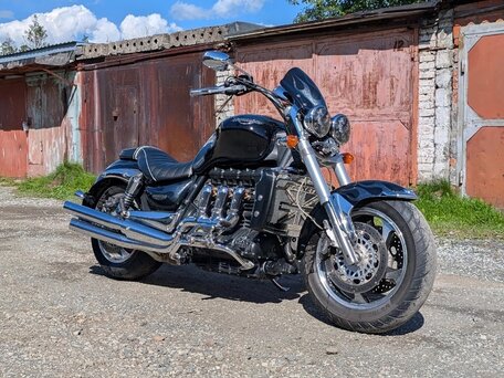 2006 Triumph Rocket III, чёрный, 850000 рублей, вид 2