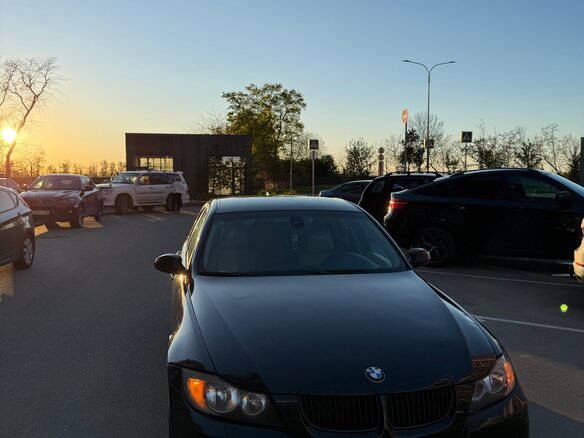 2005 BMW 3 серии 320i V (E90/E91/E92/E93), чёрный, 780000 рублей - вид 1