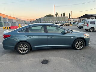 2015 Hyundai Sonata VII (LF), синий, 1420000 рублей, вид 4