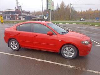 2008 Mazda 3 I (BK) Рестайлинг, красный, 650000 рублей, вид 4