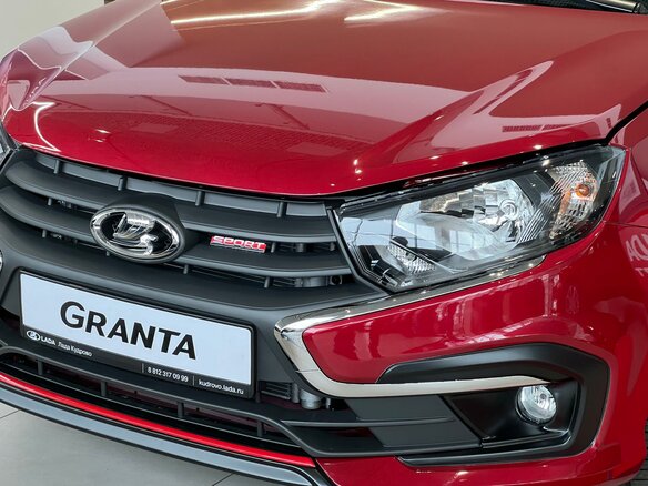 2026 Lada (ВАЗ) Granta Sport I Рестайлинг, красный, 1657000 рублей - вид 6
