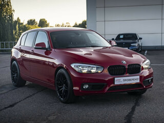 2016 BMW 1 серии 118i II (F20/F21) Рестайлинг, красный, 1806881 рублей, вид 3