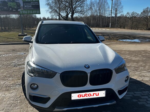2016 BMW X1 20d xDrive II (F48), белый, 1800000 рублей - вид 2