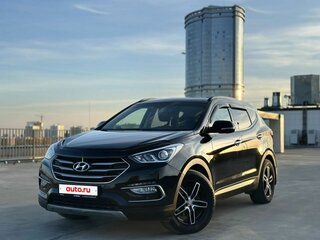 2016 Hyundai Santa Fe III Рестайлинг, чёрный, 2090000 рублей, вид 1