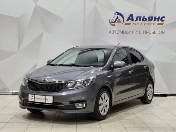 2015 Kia Rio III Рестайлинг, серый - вид 6