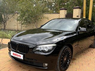 2010 BMW 7 серии Long 730Li V (F01/F02/F04), чёрный, 1700000 рублей, вид 1