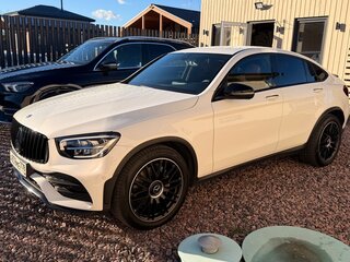 2021 Mercedes-Benz GLC Coupe 300 d I (C253) Рестайлинг, белый, 5300000 рублей, вид 1