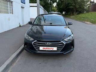 2016 Hyundai Elantra VI (AD), чёрный, 1230000 рублей, вид 1