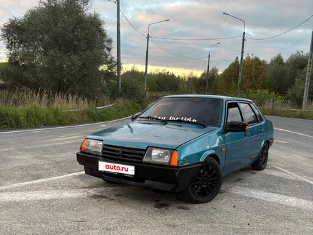 1997 Lada (ВАЗ) 21099, синий, 220000 рублей, вид 1