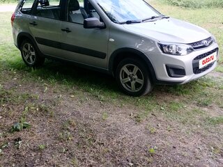 2017 Lada (ВАЗ) Kalina Cross II, серебристый, 680000 рублей, вид 2