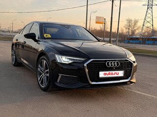2021 Audi A6 45 TFSI V (C8), чёрный, 3990000 рублей, вид 4