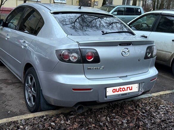 2007 Mazda 3 I (BK) Рестайлинг, серый - вид 2